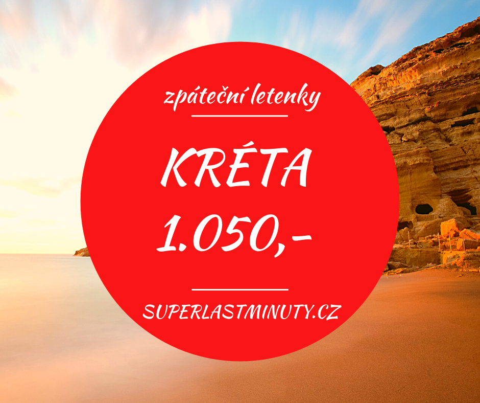 Akční letenky – Kréta od 1.050 Kč