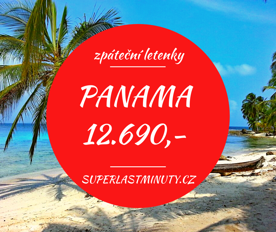 Akční letenky – Panama od 12.690 Kč