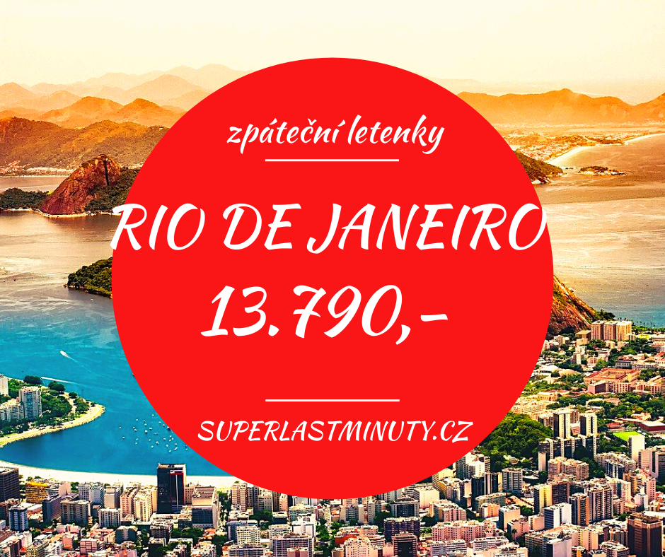 Akční letenky – Rio de Janeiro od 13.790 Kč