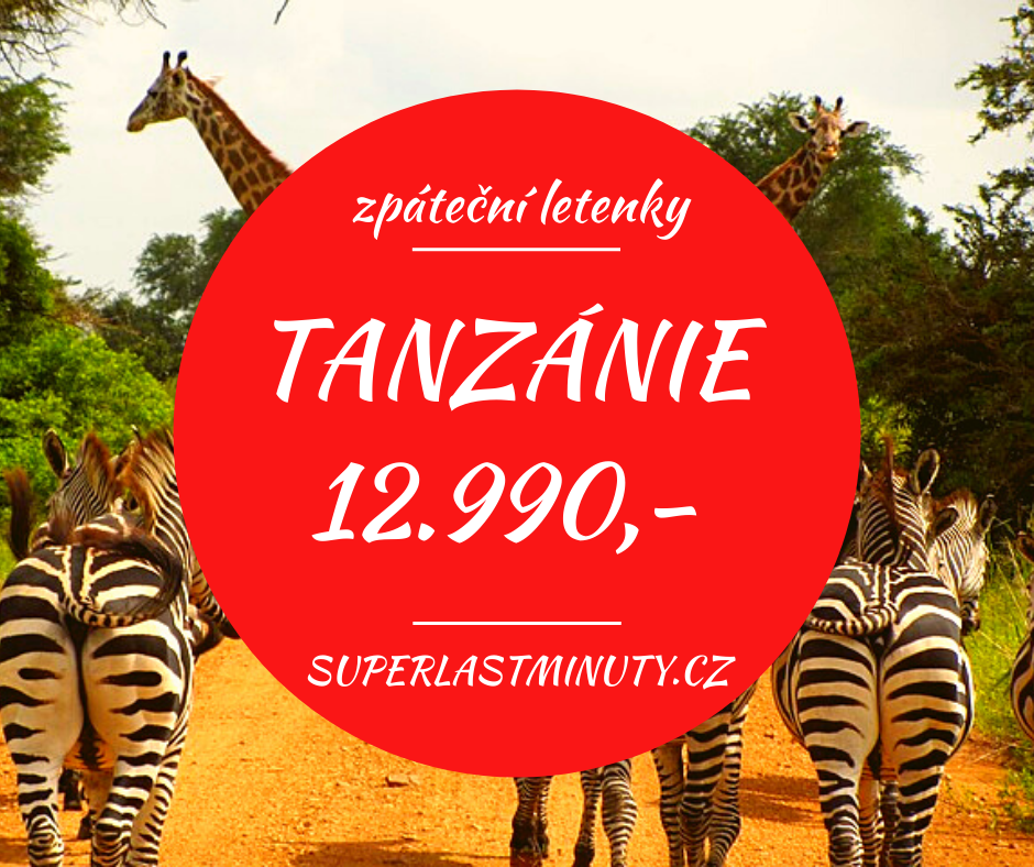 Akční letenky – Tanzánie od 12.990 Kč