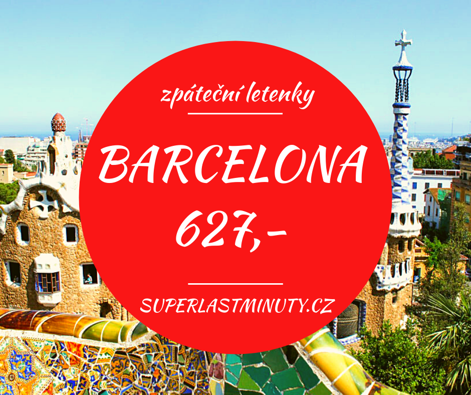 Akční letenky – Barcelona od 627 Kč