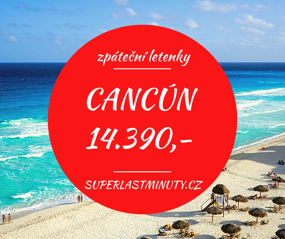 Akční letenky – Mexiko od 14.390 Kč