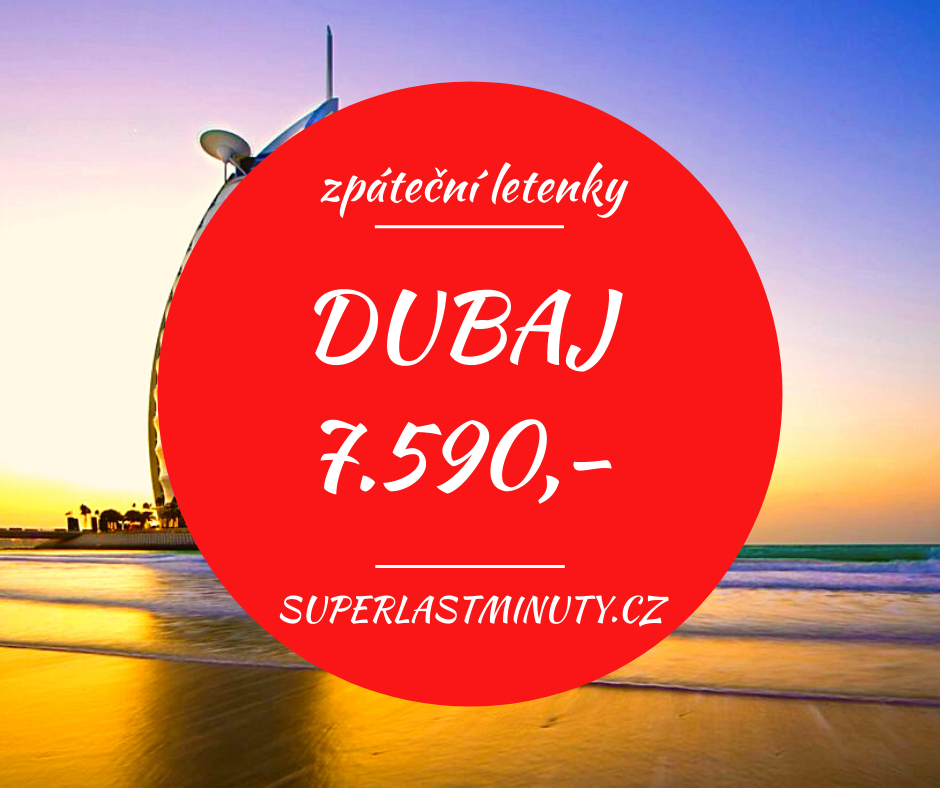 Akční letenky – Dubaj od 7.590 Kč