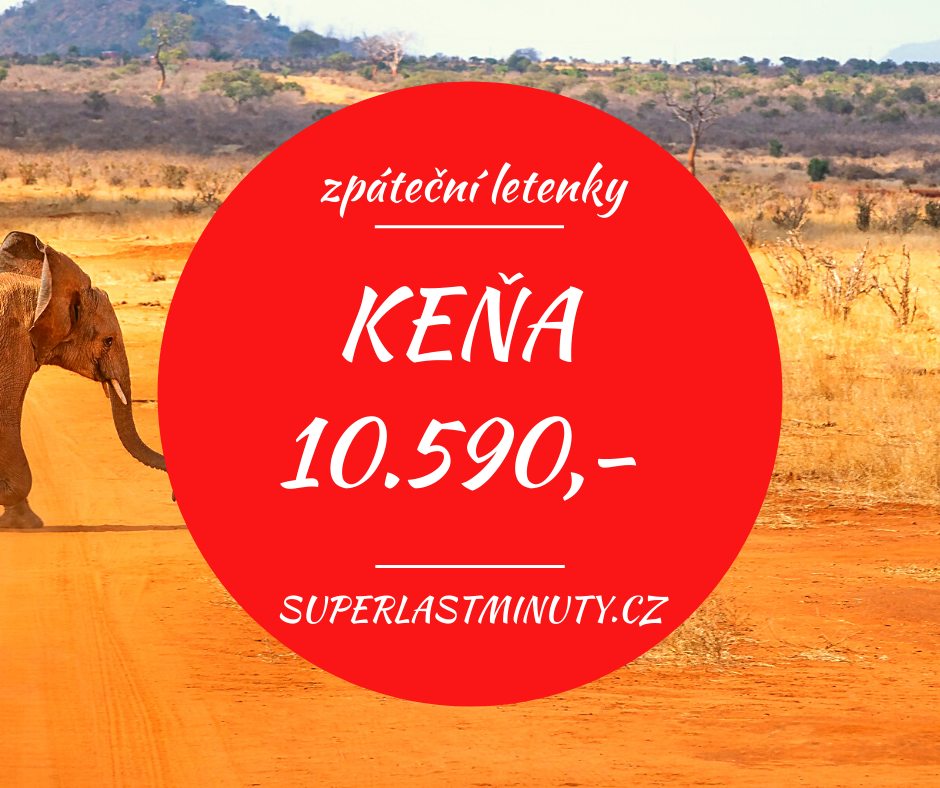 Akční letenky – Keňa 10.590 Kč