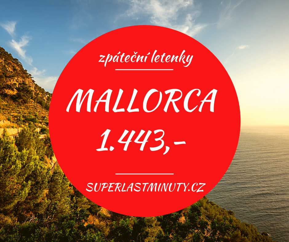 Akční letenky – Mallorca od 1.443 Kč