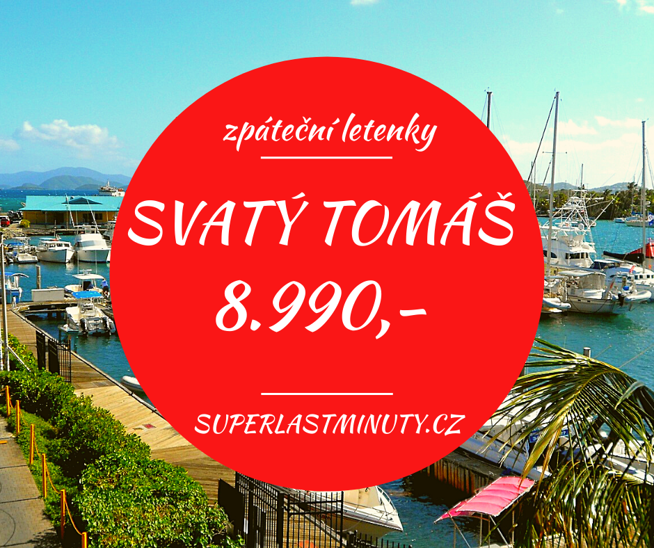 Akční letenky – Svatý Tomáš 8.990 Kč