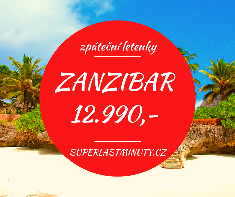 Akční letenky – Zanzibar 12.990 Kč