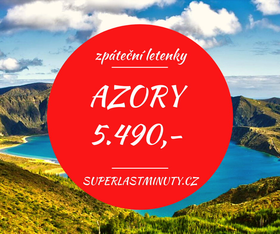 Akční letenky – Azory od 5.490 Kč