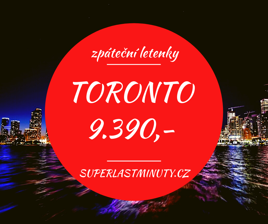 Akční letenky – Toronto 9.390 Kč