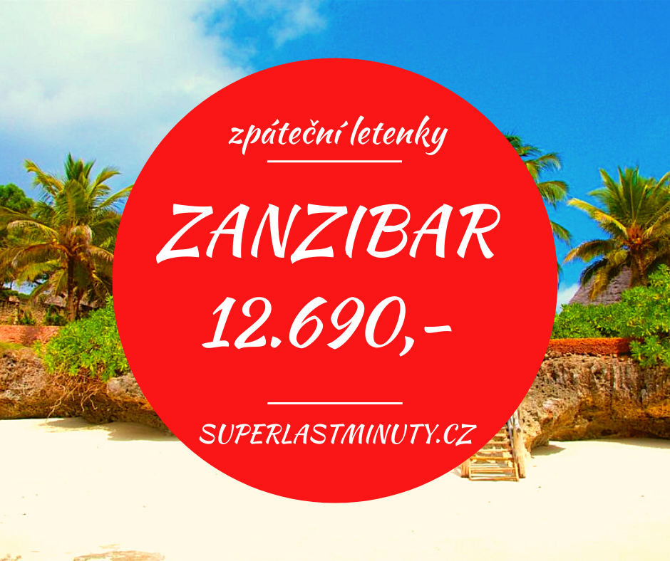 Akční letenky – Zanzibar 12.690 Kč