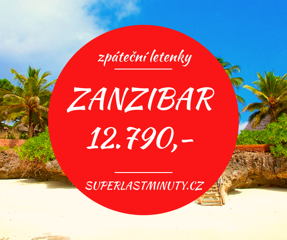Akční letenky – Zanzibar 12.790 Kč