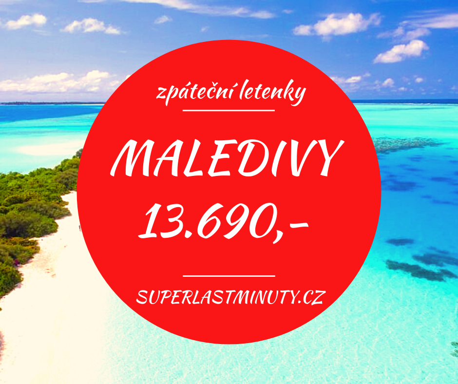 Akční letenky – Maledivy od 13.690 Kč