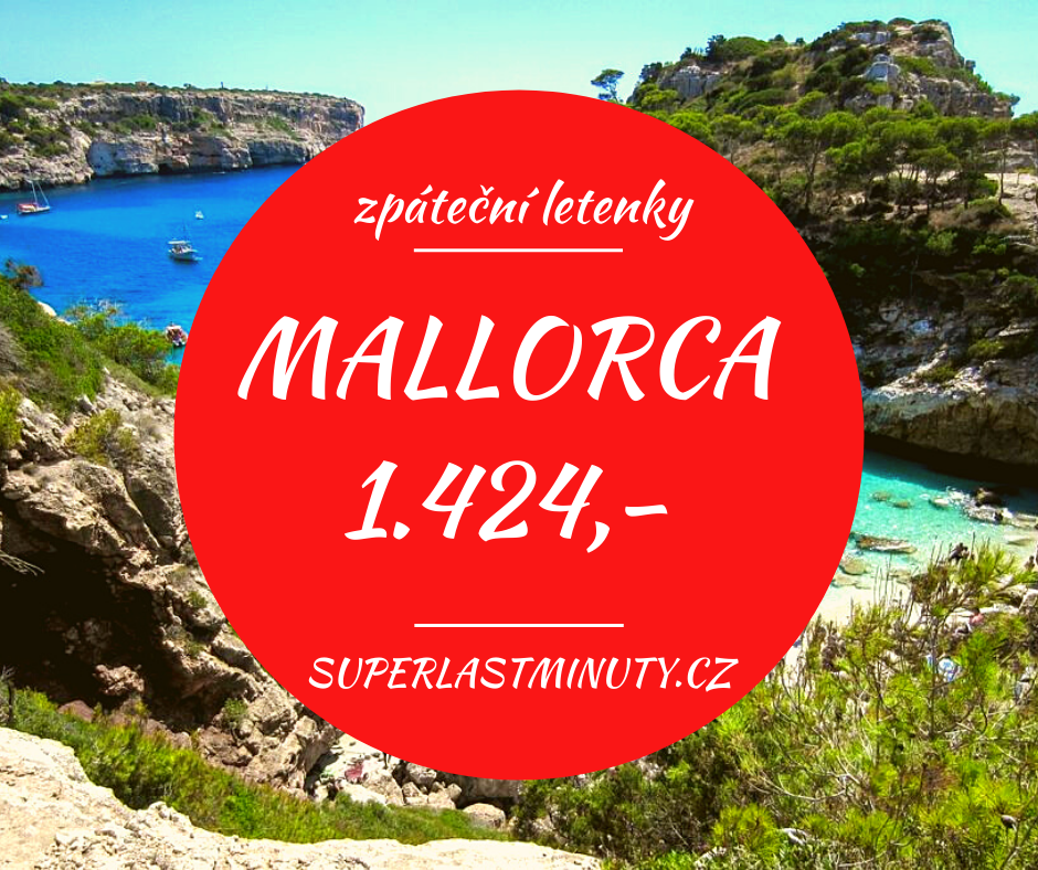 Akční letenky – Mallorca od 1.424 Kč