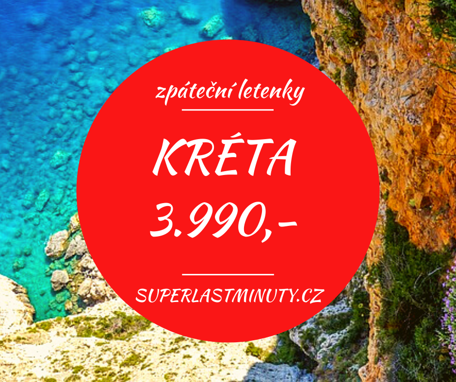 Akční letenky – Kréta od 3.990 Kč