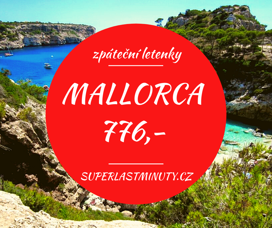 Akční letenky – Mallorca od 776 Kč