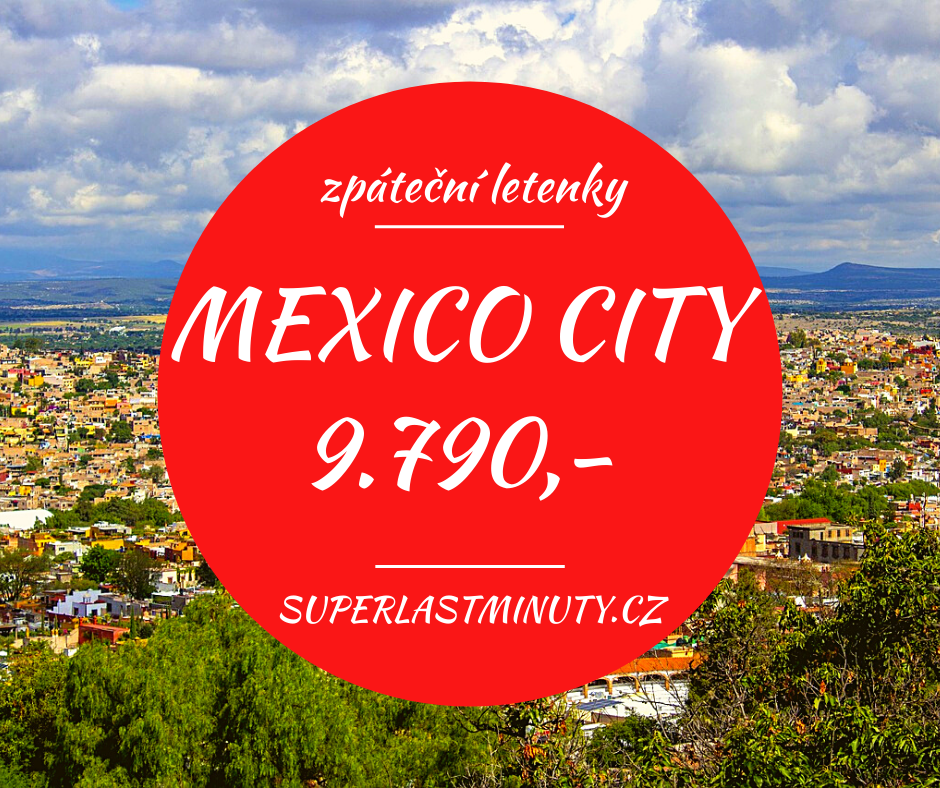 Akční letenky – Mexiko od 9.790 Kč