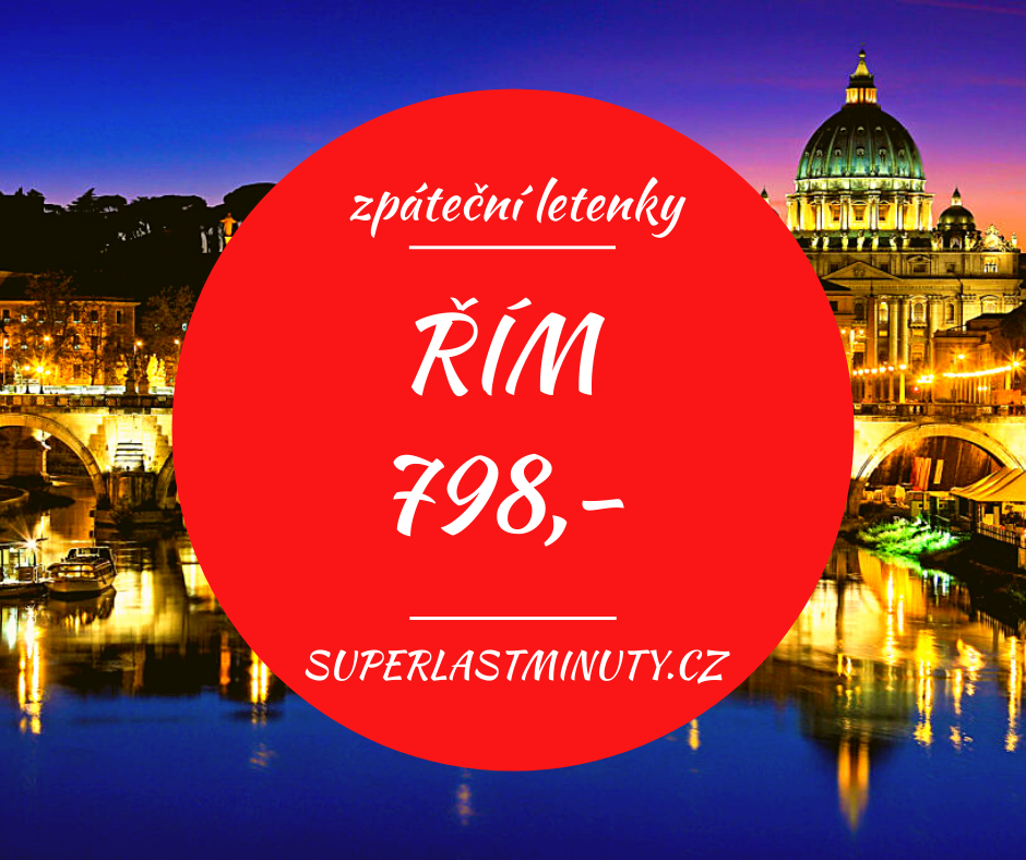 Akční letenky – Řím od 798 Kč