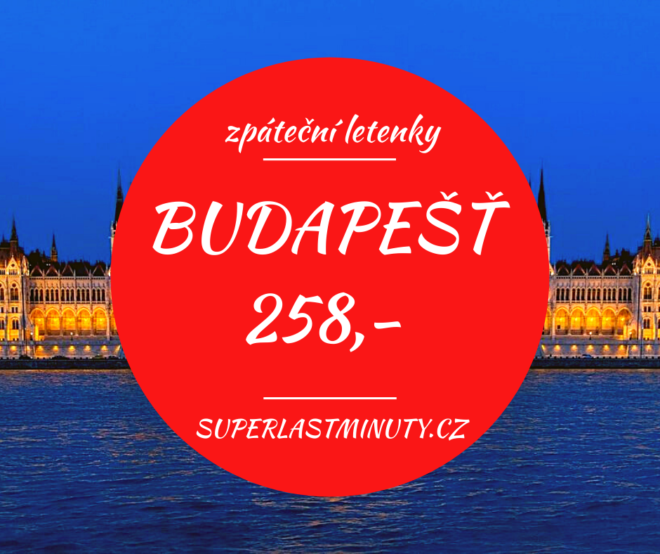 Akční letenky – Budapešť od 258 Kč