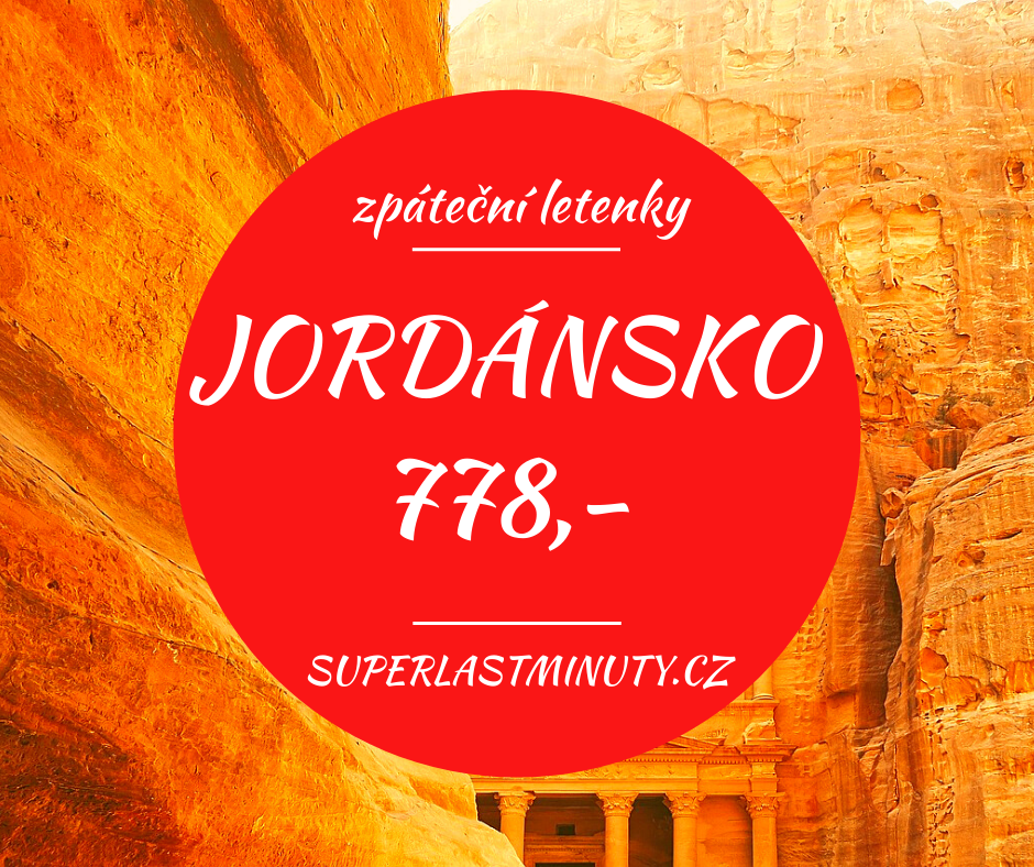 Akční letenky – Jordánsko od 778 Kč