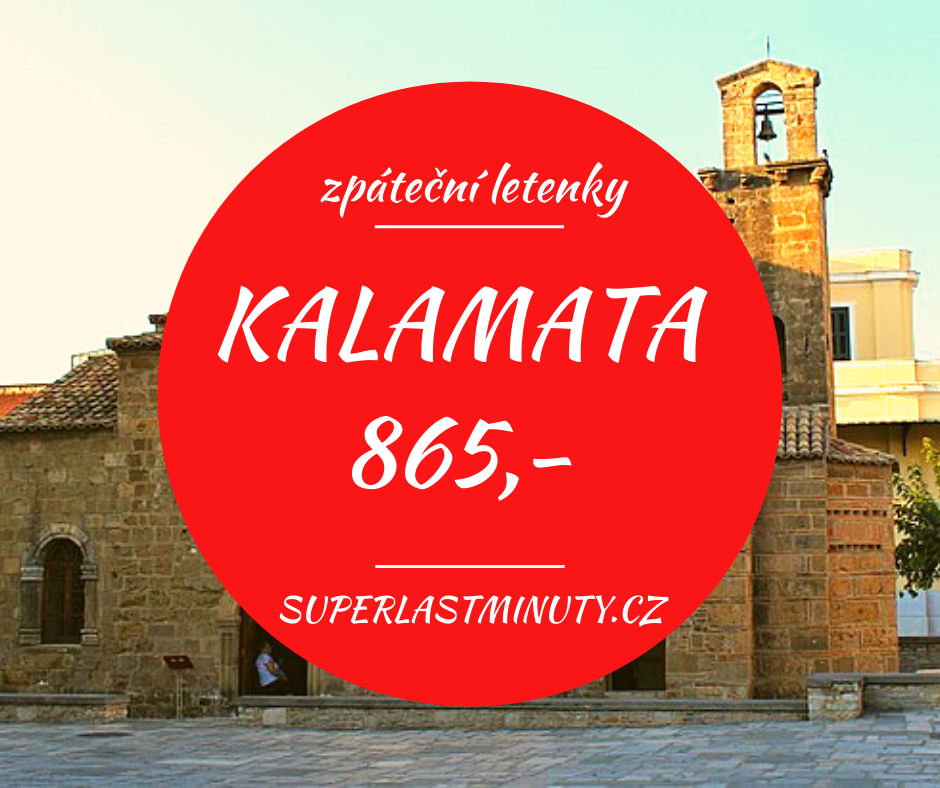 Akční letenky – Kalamata od 865 Kč