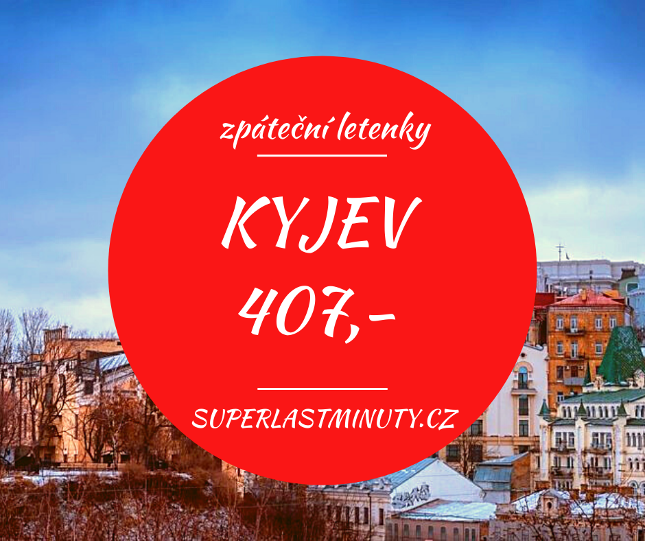Akční letenky – Kyjev od 407 Kč
