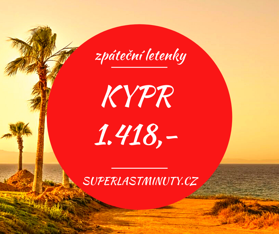 Akční letenky – Kypr od 1.418 Kč