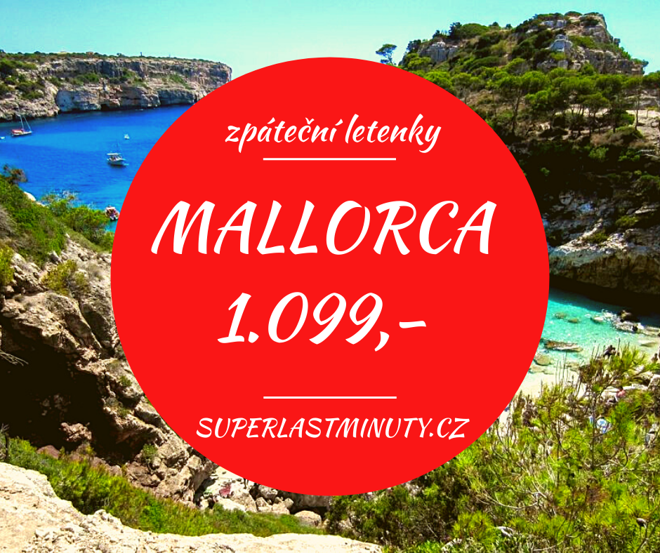 Akční letenky – Mallorca od 1.099 Kč