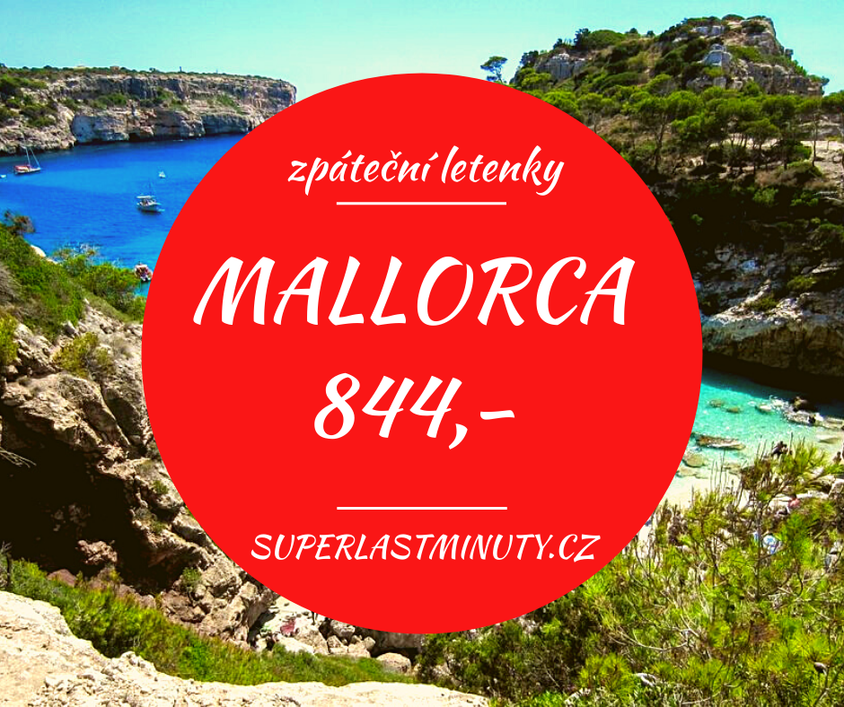 Akční letenky – Mallorca od 844 Kč