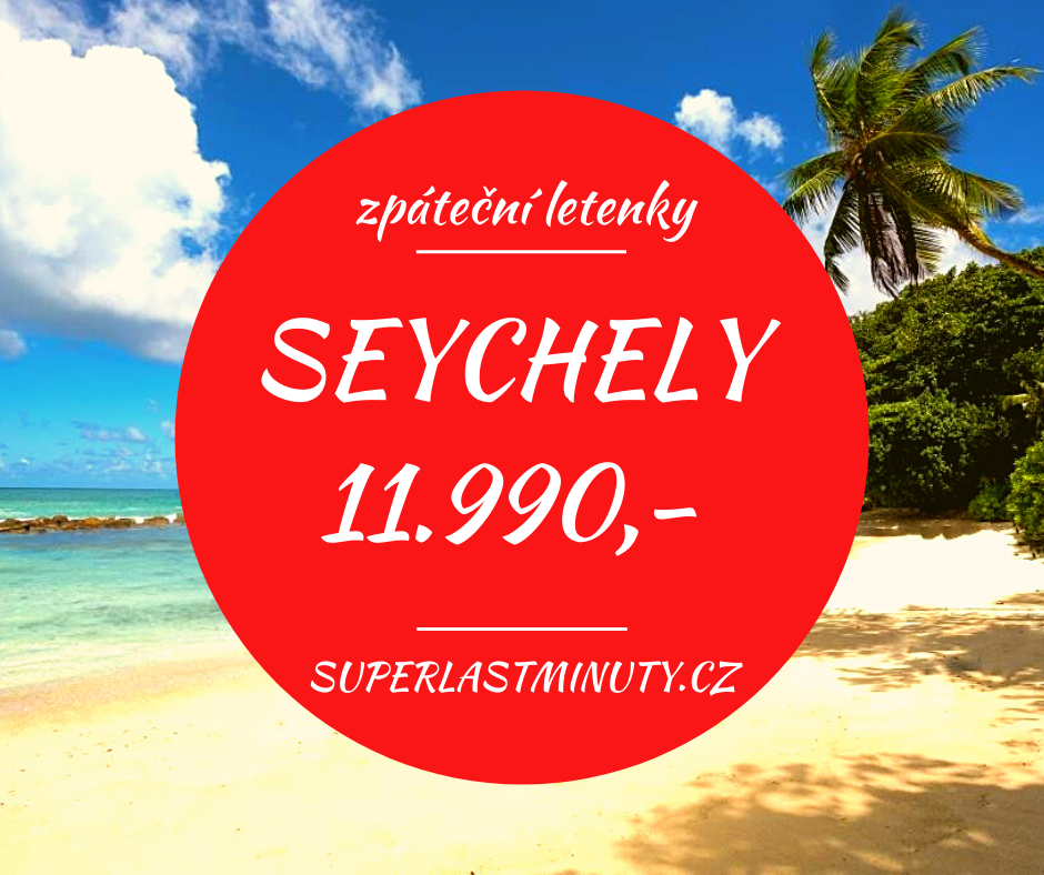 Akční letenky – Seychely od 11.990 Kč