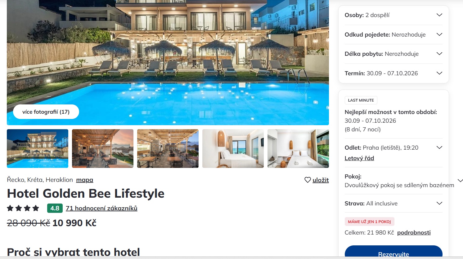 Kréta na osm dní s all inclusive jen za 10.990 Kč