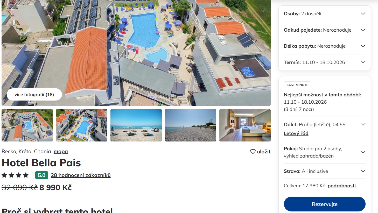 Kréta na osm dní s all inclusive jen za 8.990 Kč