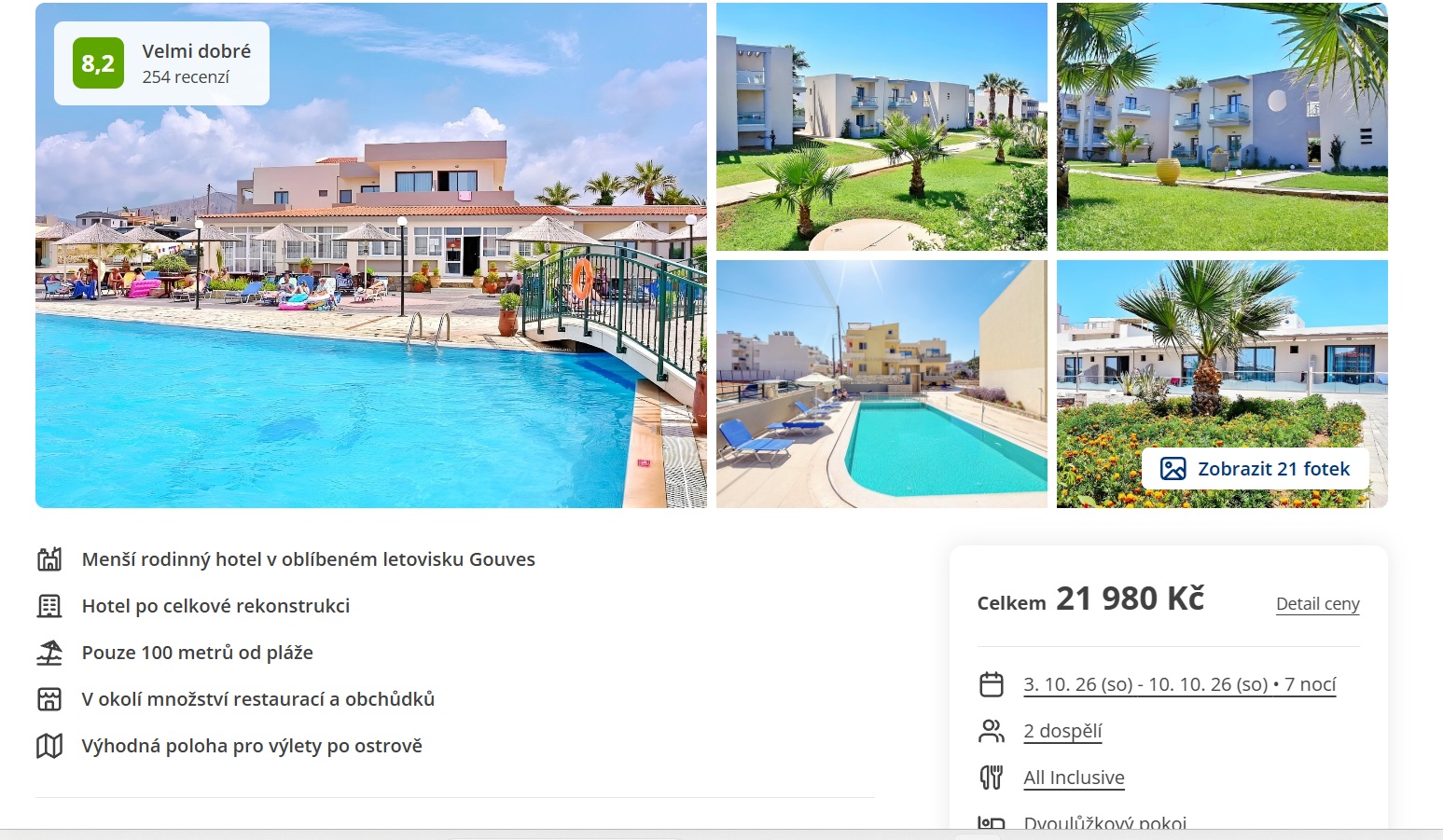 Kréta na osm dní s all inclusive jen za 10.990 Kč